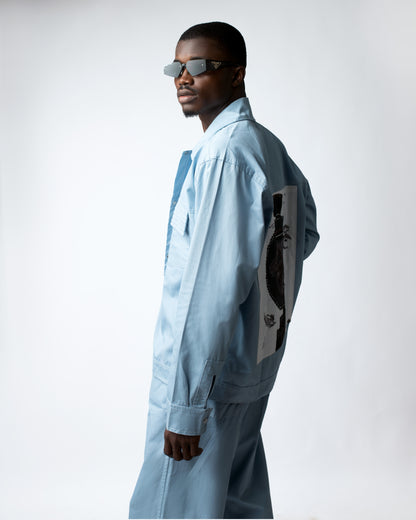 Long Sleeve Jacket (Coastal Blue)