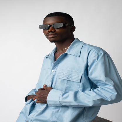 Long Sleeve Jacket (Coastal Blue)