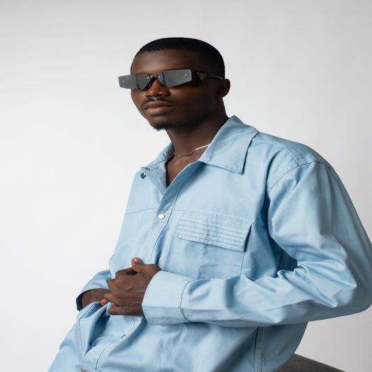 Long Sleeve Jacket (Coastal Blue)