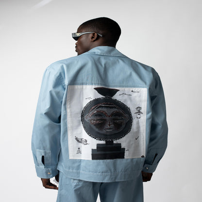 Long Sleeve Jacket (Coastal Blue)